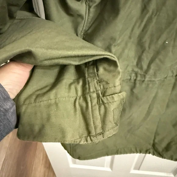 Vintage 1950s–60s USAF OG-107 Cold Weather Field Jacket w/ Original Patches - Picture 9 of 10